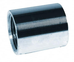 Merit Brass - 1-1/2 x 3/4" Grade 316/316L Stainless Steel Pipe Reducer Coupling - FNPT x FNPT End Connections, 3,000 psi - Exact Tooling