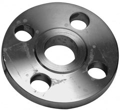 Merit Brass - 8" Pipe, 13-1/2" OD, Stainless Steel, Threaded Pipe Flange - 11-1/2" Across Bolt Hole Centers, 7/8" Bolt Hole, 150 psi, Grade 304 - Exact Tooling