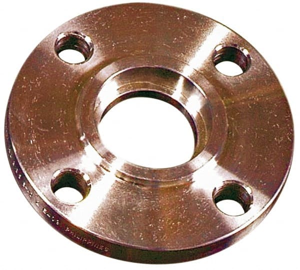 Merit Brass - 6" Pipe, 11" OD, Stainless Steel, Socket Weld Pipe Flange - 9-1/2" Across Bolt Hole Centers, 7/8" Bolt Hole, 150 psi, Grades 316 & 316L - Exact Tooling