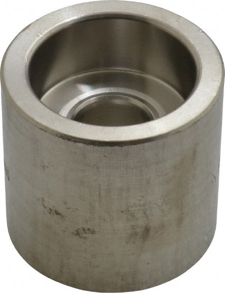 Merit Brass - 1 x 1/2" Grade 316 Stainless Steel Pipe Reducer Coupling - Socket Weld x Socket Weld End Connections, 3,000 psi - Exact Tooling