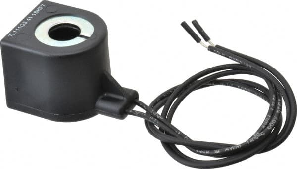 Parker - 220/50, 240/60 Volt, 18 Coil Lead Length, Solenoid Coil - 10 Watt - Exact Tooling