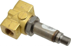 Parker - 1/4" Port, Brass Solenoid Valve - Closed, FKM Seal - Exact Tooling