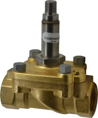 Parker - 1/2" Port, Brass Solenoid Valve - Closed, NBR Seal - Exact Tooling