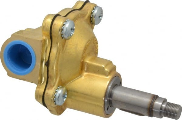 Parker - 1/2" Port, Brass Solenoid Valve - Closed, NBR Seal - Exact Tooling