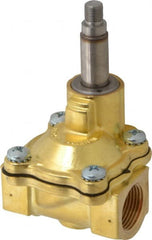 Parker - 3/4" Port, Brass Solenoid Valve - Closed, NBR Seal - Exact Tooling