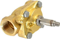 Parker - 1" Port, Brass Solenoid Valve - Closed, NBR Seal - Exact Tooling