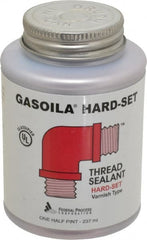 Federal Process - 1/2 Pt Brush Top Can Red Federal Gasoila Hard-Set - 350°F Max Working Temp - Exact Tooling