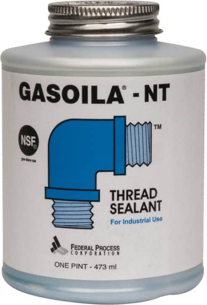 Federal Process - 1 Pt Brush Top Can Dark Blue Federal Gasoila-NT - 400°F Max Working Temp - Exact Tooling