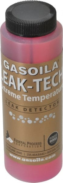 Federal Process - 8 Ounce Gas Leak Detector - Bottle with Dauber - Exact Tooling