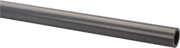 Made in USA - 1" Pipe, 60" Long CPVC Unthreaded Plastic Pipe Nipple - 630 Max psi, 0.935" ID x 1.305" OD, Schedule 80, Gray - Exact Tooling