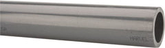 Made in USA - 1-1/4" Pipe, 60" Long PVC Unthreaded Plastic Pipe Nipple - 520 Max psi, 1.256" ID x 1.66" OD, Schedule 80, Gray - Exact Tooling