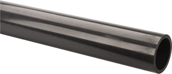 Made in USA - 3" Pipe, 60" Long PVC Unthreaded Plastic Pipe Nipple - 370 Max psi, 2.864" ID x 3-1/2" OD, Schedule 80, Gray - Exact Tooling