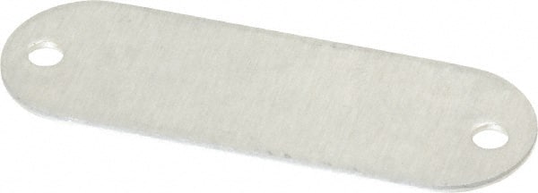 C.H. Hanson - 1-29/32 Inch Wide, Style 1, Aluminum Blank Metal Plate - 5/8 Inch High, 50 Pieces - Exact Tooling