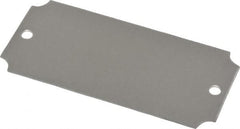 C.H. Hanson - 3-1/16 Inch Wide, Style 3, Aluminum Blank Metal Plate - 1-7/16 Inch High, 25 Pieces - Exact Tooling
