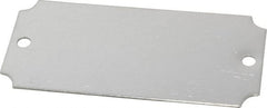 C.H. Hanson - 3-1/16 Inch Wide, Style 3, Stainless Steel Blank Metal Plate - 1-7/16 Inch High, 10 Pieces - Exact Tooling