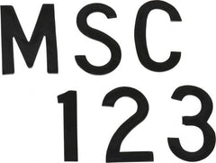 Made in USA - Letter Label - Legend: Comp. Set, English, Black - Exact Tooling