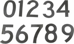 Made in USA - Letter Label - Legend: Number Set, English, Black - Exact Tooling