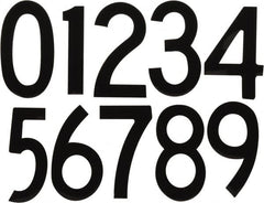 Made in USA - Letter Label - Legend: Number Set, English, Black - Exact Tooling