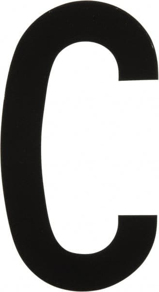Made in USA - Letter Label - Legend: C, English, Black - Exact Tooling