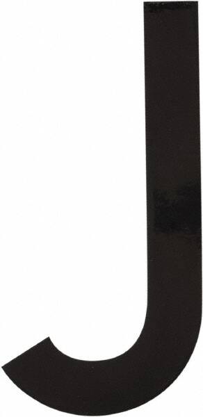 Made in USA - Letter Label - Legend: J, English, Black - Exact Tooling