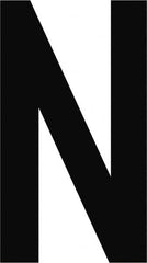 Made in USA - Letter Label - Legend: N, English, Black - Exact Tooling