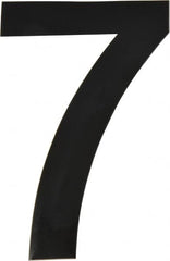 Made in USA - Number Label - Legend: 7, English, Black - Exact Tooling