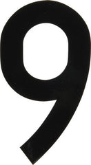 Made in USA - Number Label - Legend: 9, English, Black - Exact Tooling