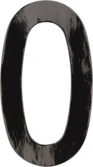 Made in USA - Number Label - Legend: 0, English, Black - Exact Tooling