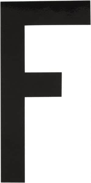 Made in USA - Letter Label - Legend: F, English, Black - Exact Tooling