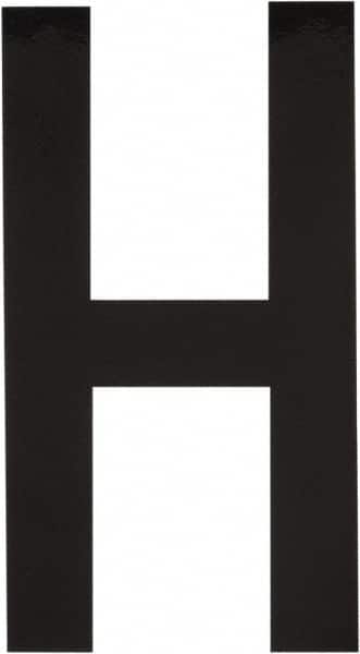 Made in USA - Letter Label - Legend: H, English, Black - Exact Tooling