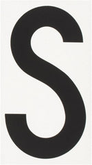 Made in USA - Letter Label - Legend: S, English, Black - Exact Tooling