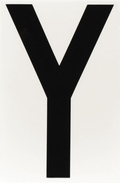 Made in USA - Letter Label - Legend: Y, English, Black - Exact Tooling