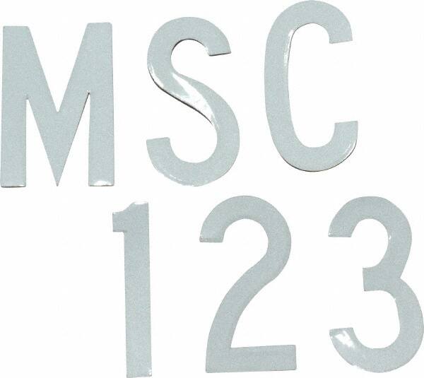 Made in USA - Letter Label - Legend: Complete Set, English, White - Exact Tooling