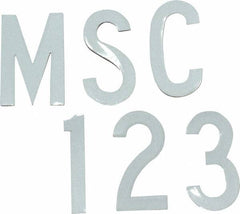 Made in USA - Letter Label - Legend: Complete Set, English, White - Exact Tooling