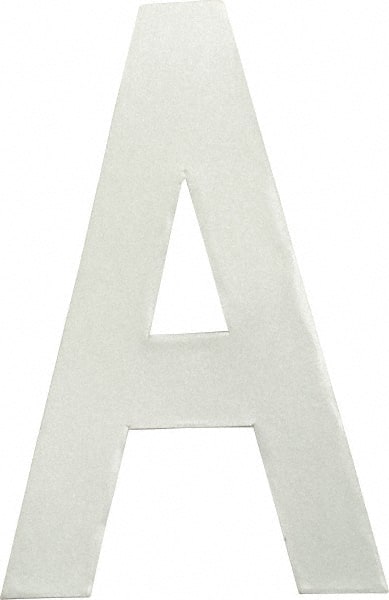 Made in USA - Letter Label - Legend: A, English, White - Exact Tooling