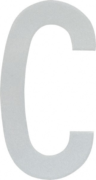 Made in USA - Letter Label - Legend: C, English, White - Exact Tooling