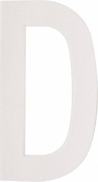 Made in USA - Letter Label - Legend: D, English, White - Exact Tooling