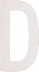 Made in USA - Letter Label - Legend: D, English, White - Exact Tooling