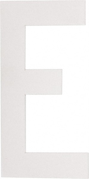 Made in USA - Letter Label - Legend: E, English, White - Exact Tooling