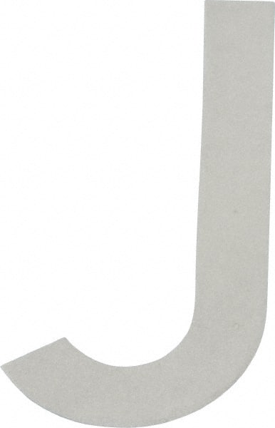 Made in USA - Letter Label - Legend: J, English, White - Exact Tooling