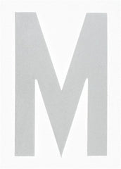 Made in USA - Letter Label - Legend: M, English, White - Exact Tooling