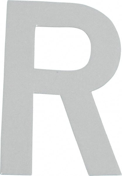 Made in USA - Letter Label - Legend: R, English, White - Exact Tooling