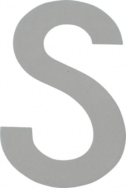 Made in USA - Letter Label - Legend: S, English, White - Exact Tooling