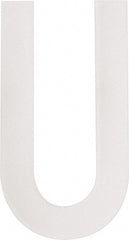 Made in USA - Letter Label - Legend: U, English, White - Exact Tooling