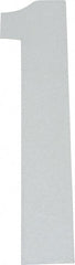 Made in USA - Number Label - Legend: 1, English, White - Exact Tooling