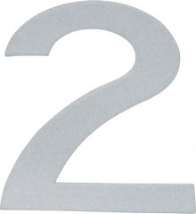 Made in USA - Number Label - Legend: 2, English, White - Exact Tooling