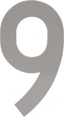 Made in USA - Number Label - Legend: 9, English, White - Exact Tooling