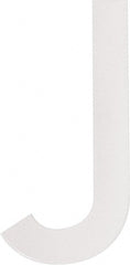 Made in USA - Letter Label - Legend: J, English, White - Exact Tooling