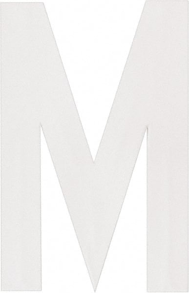 Made in USA - Letter Label - Legend: M, English, White - Exact Tooling
