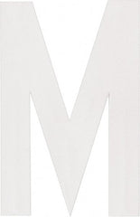 Made in USA - Letter Label - Legend: M, English, White - Exact Tooling